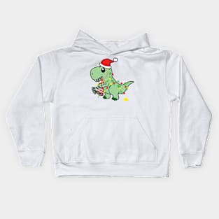 Christmas Crocodile Kids Hoodie